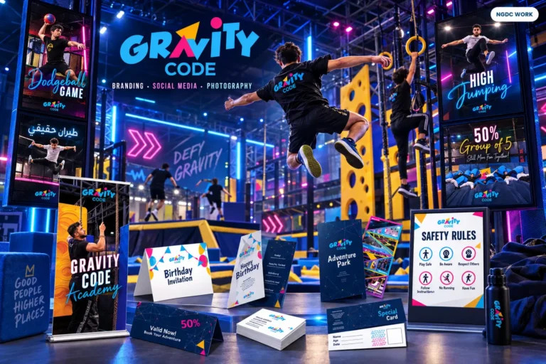 نموذج من أعمال NGDC لعلامة Gravity Code